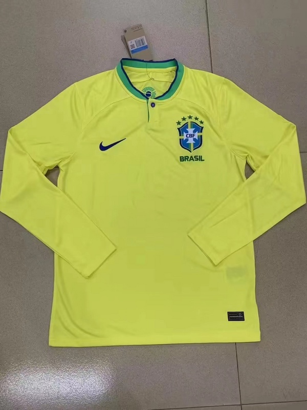 22-23 Brazil home long sleeves